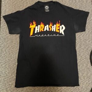 Thrasher Black Crewneck Tee